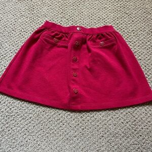 Janie and Jack only lightly worn red girls skirt!